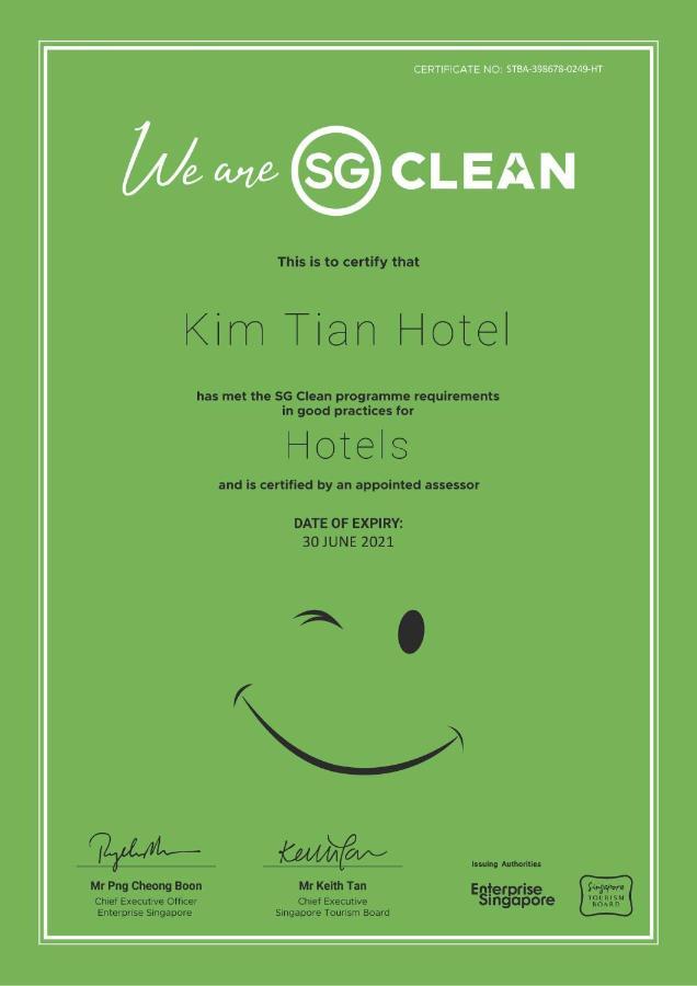Kim Tian Hotel Singapur Dış mekan fotoğraf